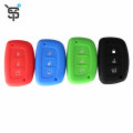 remote car key case for Hyundai 3 button silicone key shell